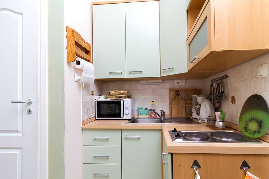 Studio apartment Karin in center, with terrace and spectacular sea view